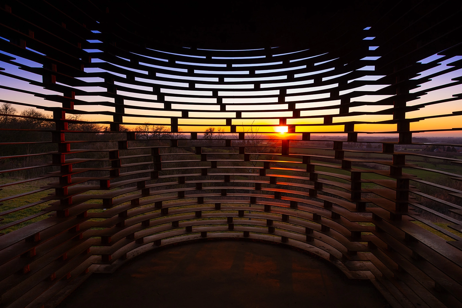 Foto van de doorkijkkerk in Borgloon